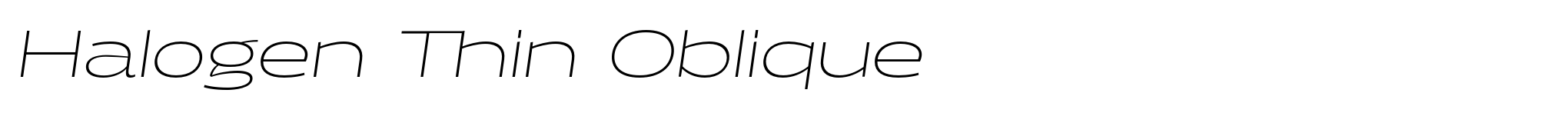 Halogen Thin Oblique image